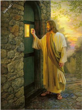 Jesus is knocking ....let him in and join him in prayer.
