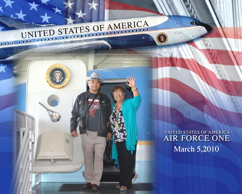 Jim and Emily at the Reagan Library, Simi Valley, CA