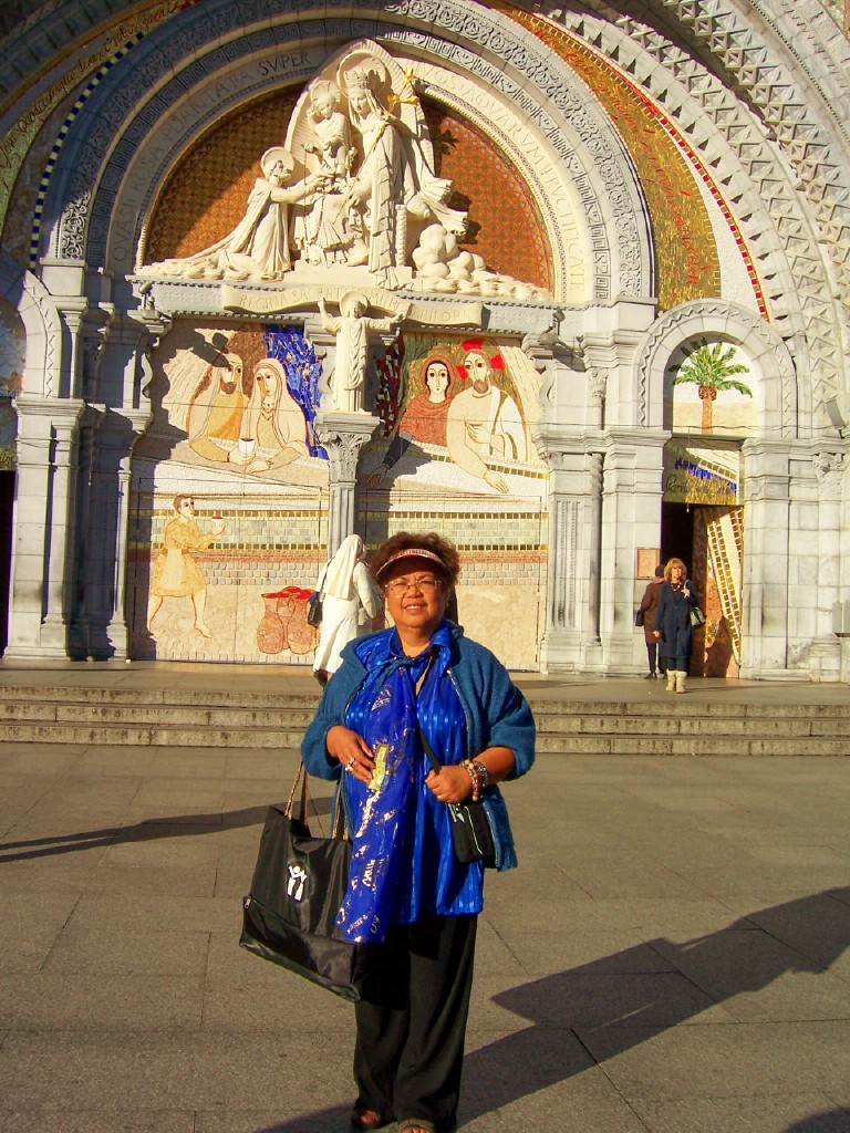 In Lourdes, France!