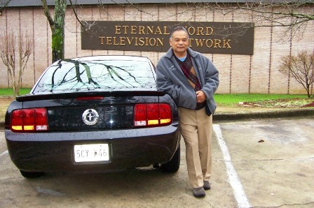 Deacon Jim in pilgrimage after Christmas 2008